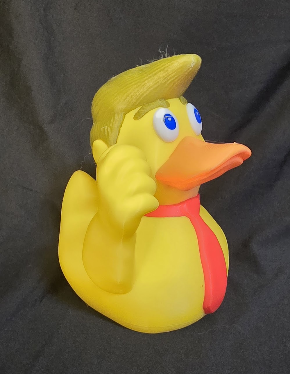 Trump Duck Fist Pump with Ear Patch 6"