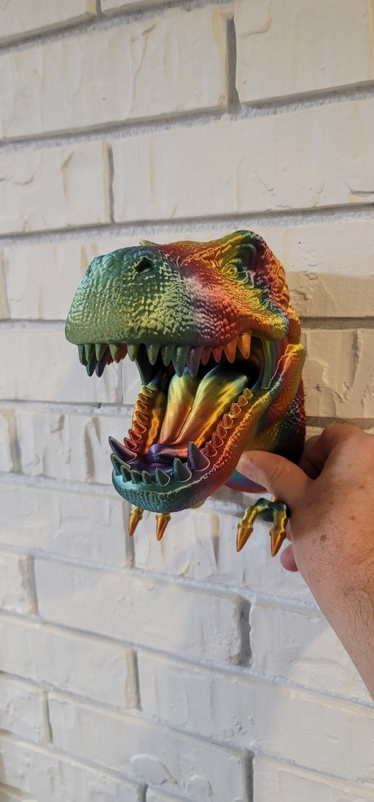 T-Rex Wall decoration or coat / key hanger